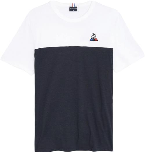 Le Coq Sportif Saison 1 TEE SS N°2 M N.Optica Mand White Kortærmede T-shirts Str XS - Bomuld hos Magasin