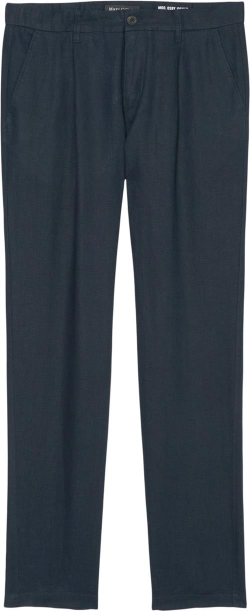 Marc O’Polo Osby Jogger Pleats Mand Dark Navy Casual Bukser Str 31 32 - hos Magasin