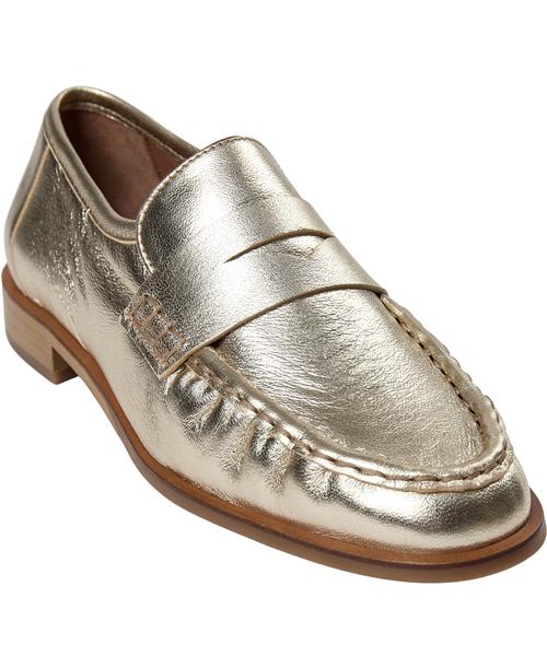 Se Billi Bi Sko A6352 Kvinde Gold Nappa 002 Loafers Str 41 - hos Magasin ved Magasin