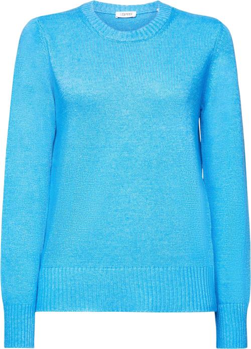 Esprit Small Crew Cash Kvinde Blue Sweaters Str L - hos Magasin