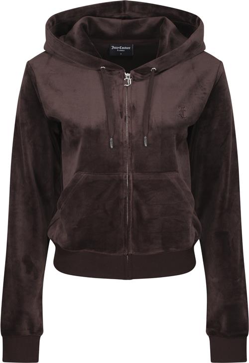 Se Juicy Couture Robertson Hoodie Kvinde Java Hættetrøjer Str XXS - Velour hos Magasin ved Magasin