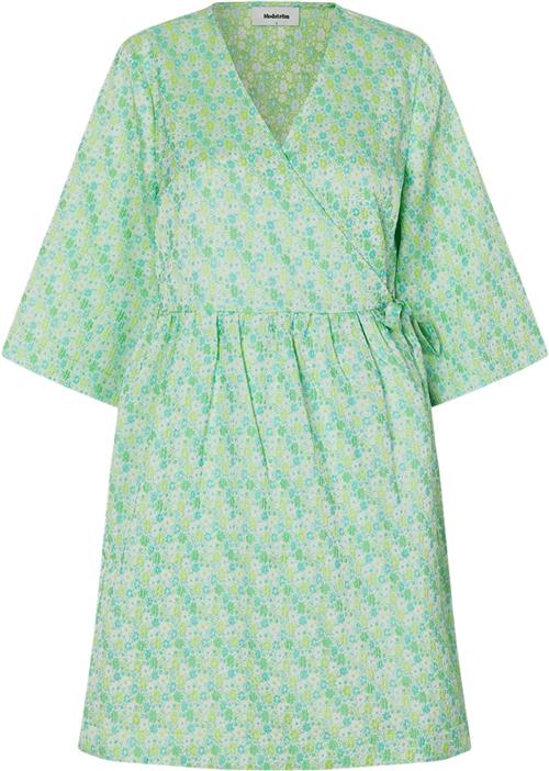 Modström Dorianmd Wrap Dress Kvinde Calm Jade Korte Kjoler Str XS - hos Magasin