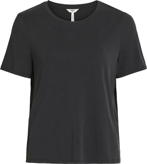 Se Object Objannie S/S Tshirt Noos Kvinde Black Kortærmede T-shirts Str M - hos Magasin ved Magasin