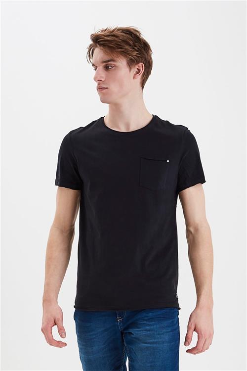 Se Blend Bhnoel Tee Noos Mand Black Kortærmede T-shirts Slim Fit Str L - hos Magasin ved Magasin