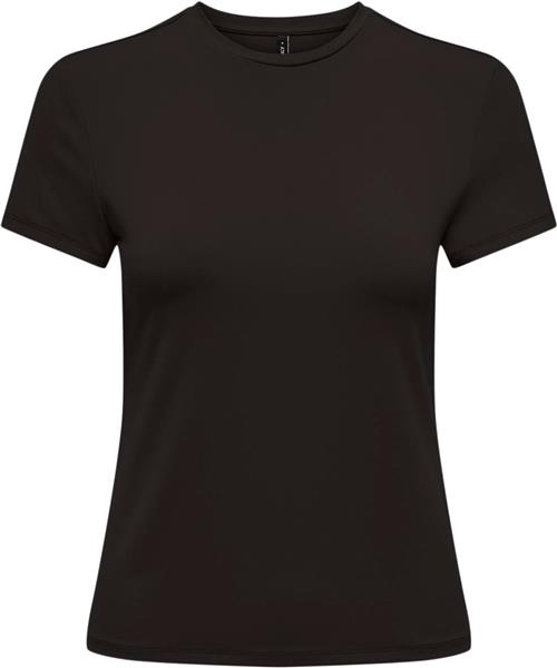 ONLY Onlea S/S TOP Oneck JRS Noos Kvinde Chocolate Torte Kortærmede T-shirts Str L - hos Magasin