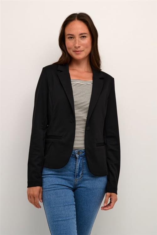 Se Kaffe Kajenny Blazer Kvinde Black Deep Blazere Str XS - Polyester hos Magasin ved Magasin