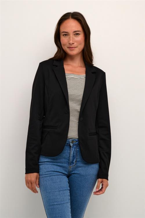 Se Kaffe Kajenny Blazer Kvinde Black Deep Blazere Str XXL - Polyester hos Magasin ved Magasin