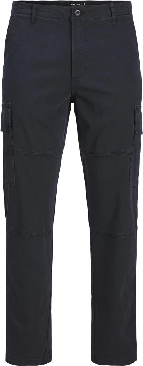 Jack & Jones Jsptkane Jjharlow Cargo SN JNR Mand Sort Jeans Str 152 - hos Magasin