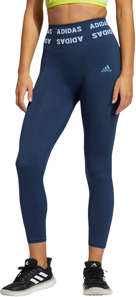 adidas Training Aeroknit 7/8 Highrise Tights L - Tights Bomuld hos Magasin