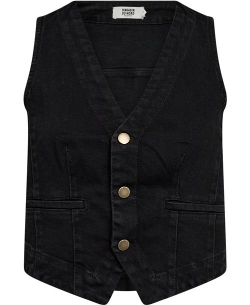 Magasin du Nord Collection Magasin Esme 4G Kvinde Dark Worn Denim Veste Str L