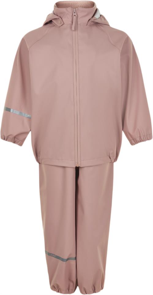 Se CeLaVi Basic Rainwear set Recycle PU Str 110 - Misty Rose Regntøj hos Magasin ved Magasin