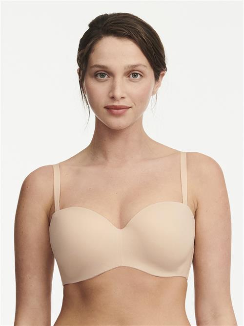 Se Chantelle Norah Bandeau Tshirt bra Stropløse Bh'er Str D 70 - hos Magasin ved Magasin