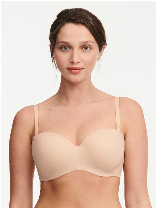 Se Chantelle Norah Bandeau Tshirt bra Stropløse Bh'er Str F 80 - hos Magasin ved Magasin