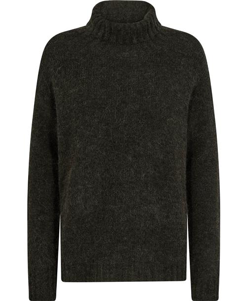 Se My Essential Wardrobe 11 THE Knit Rollneck Kvinde Rosin Melange Sweaters Str L - hos Magasin ved Magasin