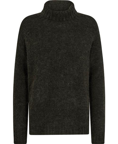 My Essential Wardrobe 11 THE Knit Rollneck Kvinde Rosin Melange Sweaters Str XL - hos Magasin