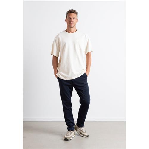 Clean Cut Copenhagen Calton Structured Tee Mand Ecru Kortærmede T-shirts Str XL - Bomuld hos Magasin