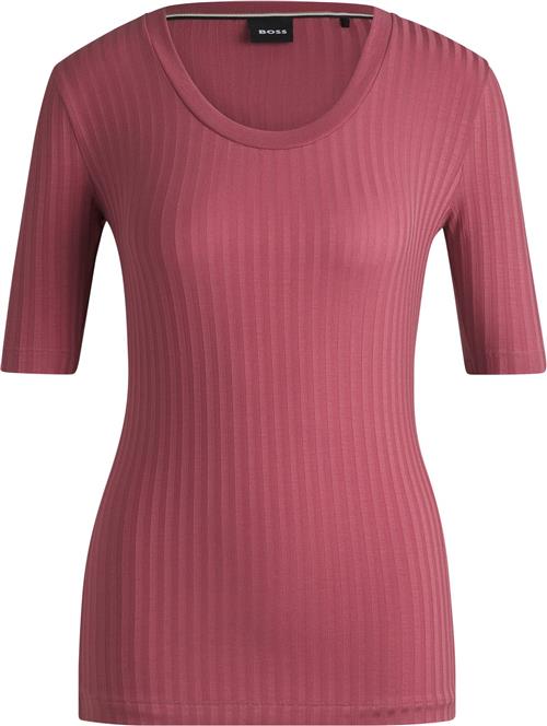 BOSS Effilie Kvinde Light/pastel Red Kortærmede T-shirts Str S - hos Magasin