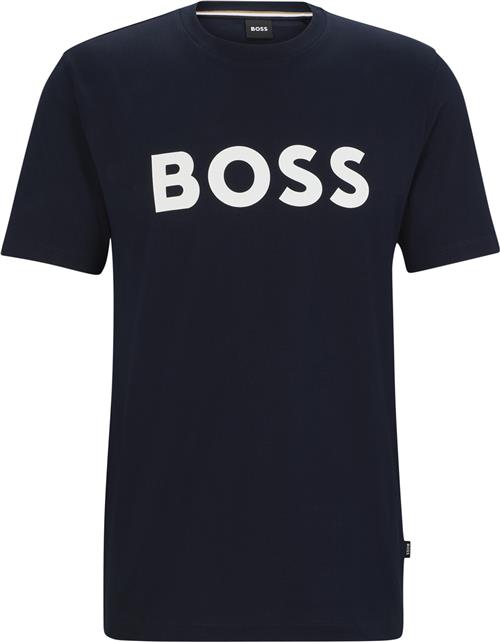 BOSS Tiburt 354 Mand Dark Blue Kortærmede T-shirts Str XL - hos Magasin