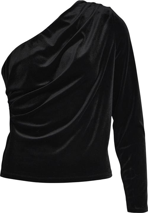 Object Objbianca ONE Shoulder TOP 130 Kvinde Black Toppe Str S - hos Magasin