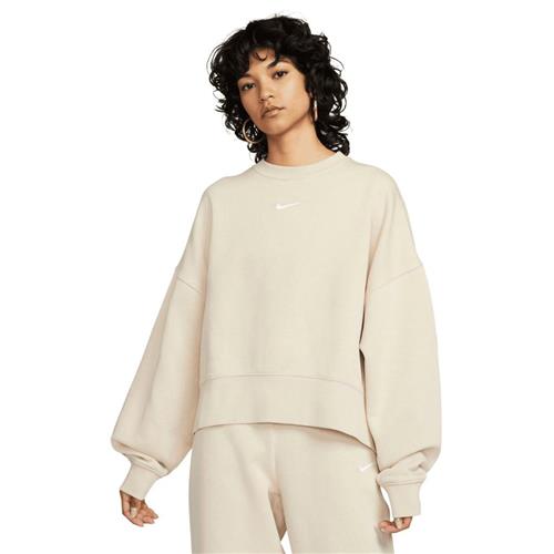 Se Nike Sportswear Collection Sweatshirt Kvinde Sanddrift/white Sweatshirts Str S - Bomuld hos Magasin ved Magasin