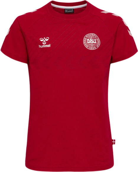 Hummel DBU Danmark Fan Tshirt Børn 140 - T-shirts hos Magasin