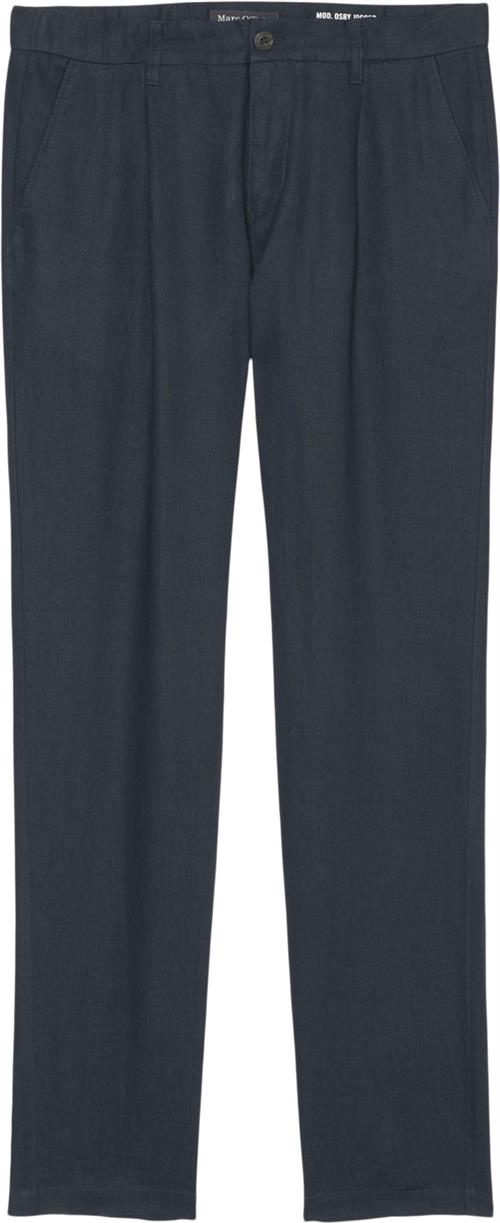 Marc O’Polo Osby Jogger Pleats Mand Dark Navy Casual Bukser Str 33 32 - hos Magasin