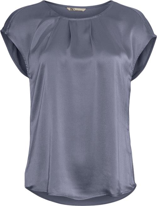 PBO ¤ Wee top ¤ Kvinde Ombre Blue Toppe Str S - hos Magasin