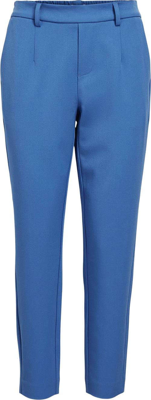 Se Object Objlisa Slim Pant Noos Kvinde Palace Blue/col Bukser Med Smalle Ben Str 38 - hos Magasin ved Magasin