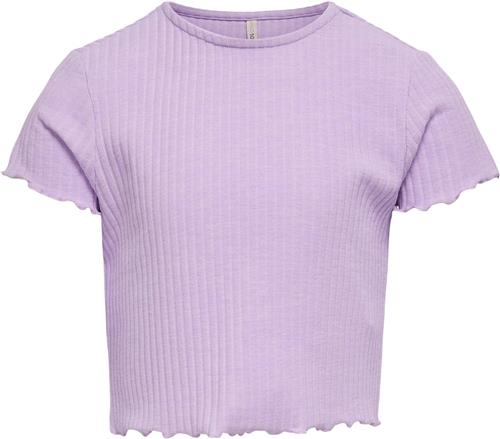 ONLY Kognella S/S Oneck TOP Noos JRS Str 146/152 - Orchid Bloom Kortærmede T-shirts hos Magasin