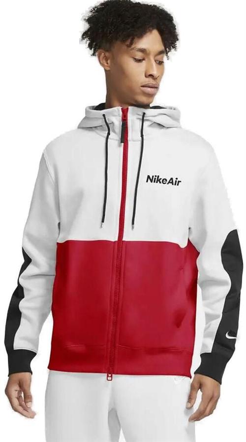 Se Nike Air Full Zip Fleece Haettetroje M - Hættetrøjer hos Magasin ved Magasin