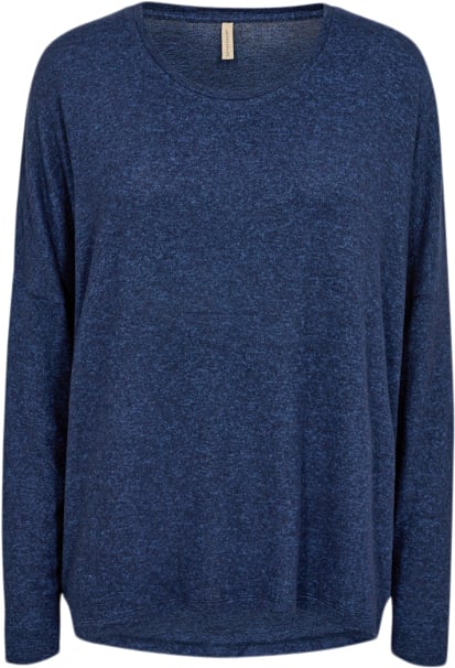 Se soyaconcept Scbiara 1 Bluse Navy Kvinde 96910 Navy Langærmede Bluser Str L - Polyester hos Magasin ved Magasin