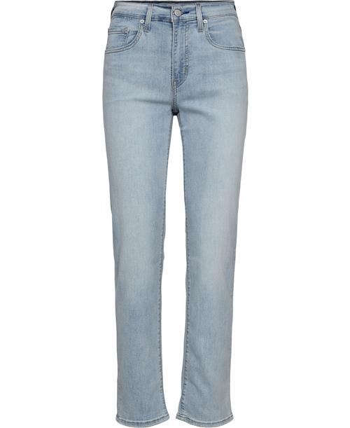 Se Levi's 724 High Rise Straight Cool BR Kvinde Blå Skinny Jeans Str W32 / L30 - hos Magasin ved Magasin