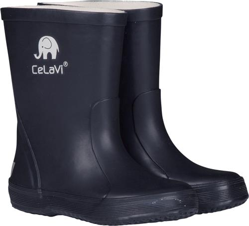 Se CeLaVi Basic Wellies Solid Dark Navy Gummistøvler Str 27 - hos Magasin ved Magasin