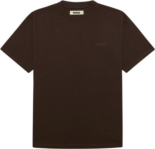 Se Woodbird Wbbaine Base tee Mand Brown Kortærmede T-shirts Str L - Bomuld hos Magasin ved Magasin