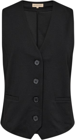 soyaconcept Scsiham 78 Vest Sort Kvinde 9999 Sort Veste Str L - Elastan hos Magasin