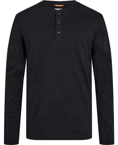 Se Camel Active NOS Henley 1/1arm Mand Asphalt Langærmede T-shirts Str L - hos Magasin ved Magasin