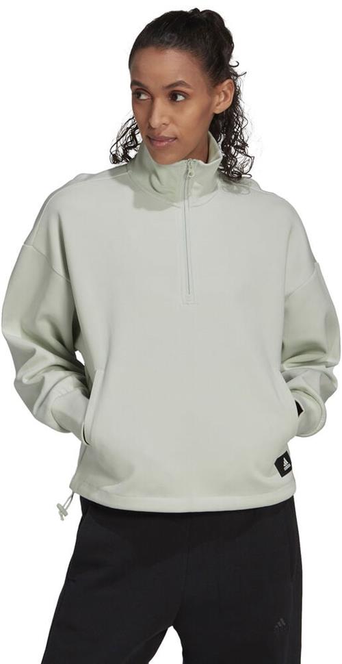 Se adidas Future Icons Badge of Sport Quarterzip Sweatshirt S - Hættetrøjer & Sweatshirts Bomuld hos Magasin ved Magasin