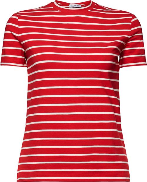 Se Esprit BB tee Solid Kvinde Dark Red 3 Kortærmede T-shirts Str L - hos Magasin ved Magasin