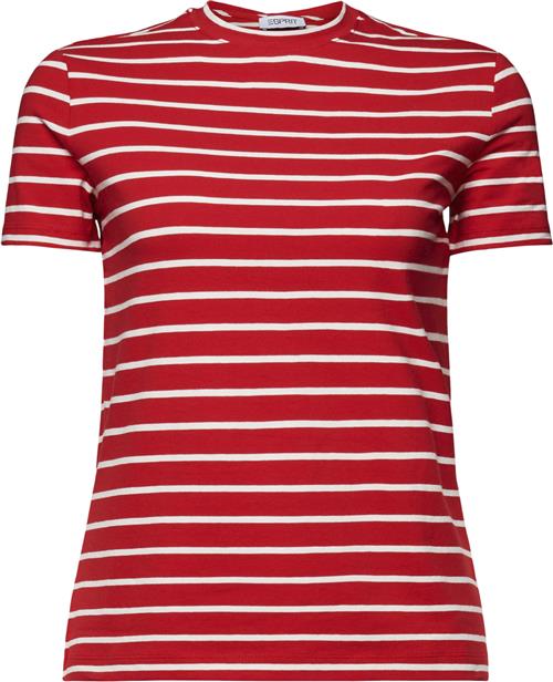 Esprit BB tee Solid Kvinde Dark Red 3 Kortærmede T-shirts Str S - hos Magasin