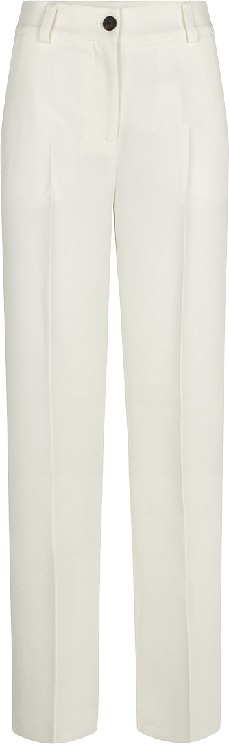 Modström Gale Pants Kvinde Soft White Bukser Med Lige Ben Str XS - hos Magasin