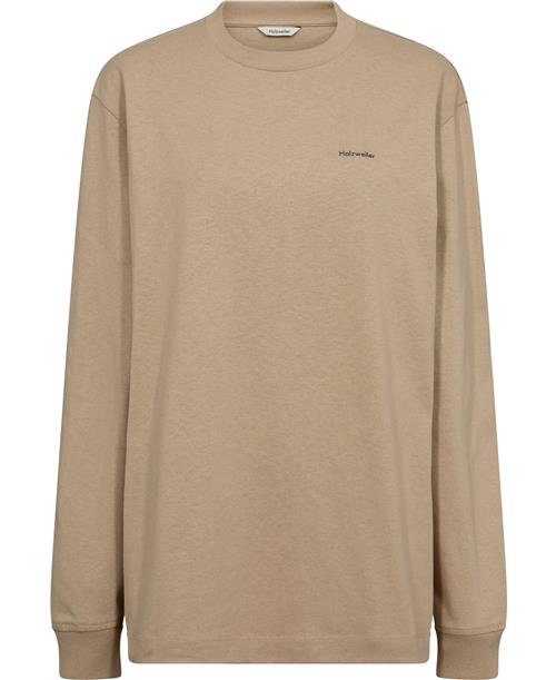 Holzweiler W. Relaxed Long Sleeve Kvinde Sand Sweatshirts Str L - hos Magasin