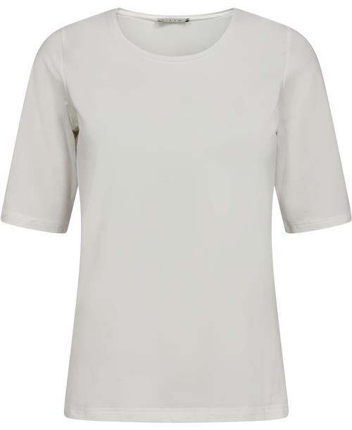 Micha BB Tshirt _ Basic Must Kvinde Off White Kortærmede T-shirts Str L - hos Magasin