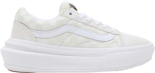 Se Vans ua old Skool Overt cc Kvinde White/checkerboard Sneakers Str 38,5 - hos Magasin ved Magasin