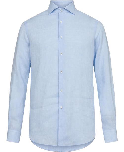 Pal Zileri Shirt Kvinde Light Blue Langærmede Skjorter Str 40 - hos Magasin