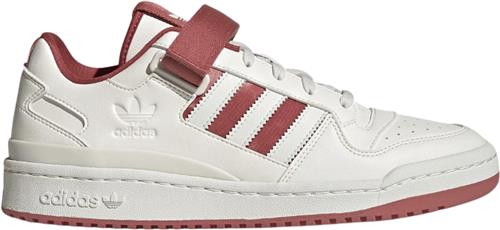 Se adidas Forum low Mand Cwhite/whitin/crered Sneakers Str 44 - Læder hos Magasin ved Magasin