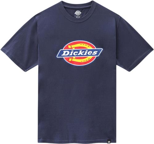 Dickies Icon Logo TEE Navy Blue Mand Navy Blue Kortærmede T-shirts Str S - hos Magasin