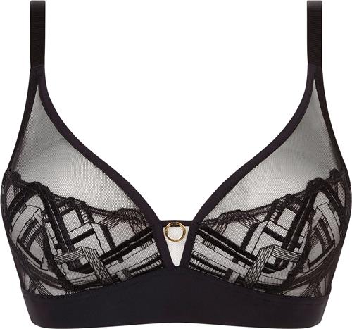 Chantelle Graphic Support Wirefree Support bra Bh'er Uden Bøjle Str D 100 - hos Magasin