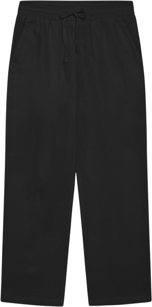 Grunt Allan Linen Pants Str XL/16Y - Black Bukser hos Magasin