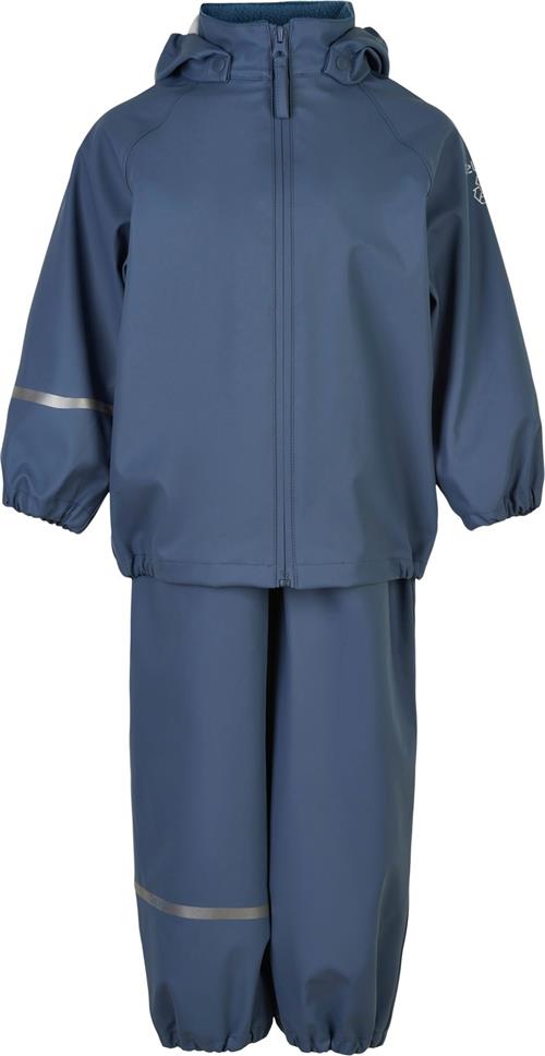 CeLaVi Basic Rainwear set Recycle PU Str 140 - China Blue Regntøj hos Magasin