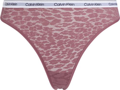 Calvin Klein High LEG Thong G-strenge Str XS - hos Magasin